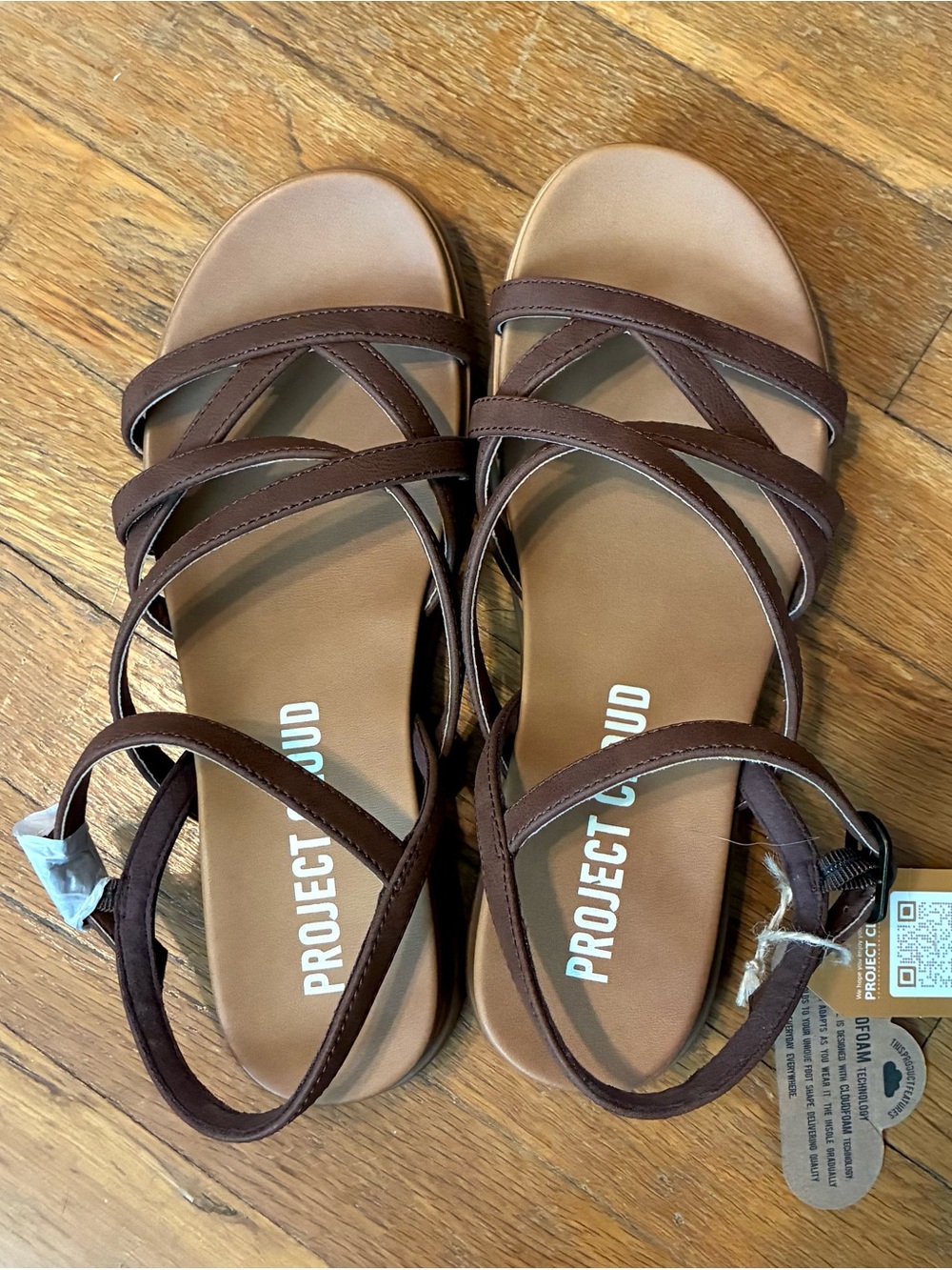 Project Cloud Strappy Sandals